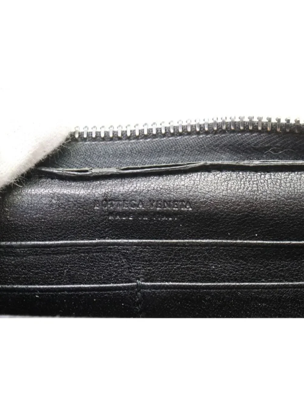 Bottega Veneta Intrecciato Leather Zip Around Wallet